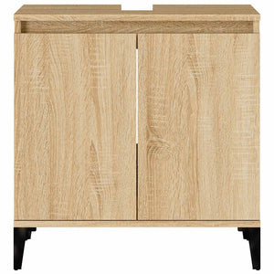 Ντουλάπι Νιπτήρα Sonoma Δρυς 58x33x60 εκ. Επεξεργασμένο Ξύλο