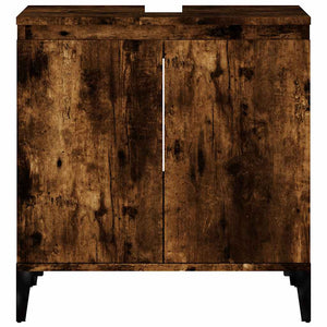 Ντουλάπι Νιπτήρα Καπνιστή Δρυς 58x33x60 εκ. Επεξεργ. Ξύλο