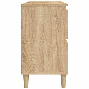 Ντουλάπι Νιπτήρα Sonoma Δρυς 80x33x60 εκ. Επεξεργασμένο Ξύλο - Pakobazaar