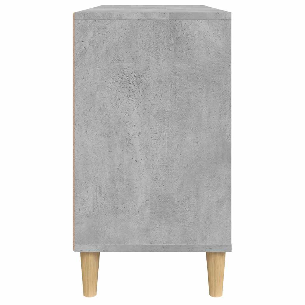 Ντουλάπι Νιπτήρα Γκρι Σκυρ. 80 x 33 x 60 εκ. Επεξεργασμένο Ξύλο