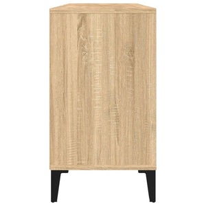 Ντουλάπι Νιπτήρα Sonoma Δρυς 80x33x60 εκ. Επεξεργασμένο Ξύλο