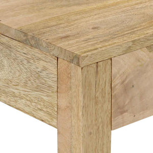 Τραπέζι Κονσόλα 110x30x75 εκ. από Μασίφ Ξεβαμμένο Ξύλο Μάνγκο