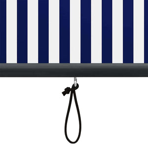 Ρόλερ Μπλε και άσπρο 180 x 250 cm Ύφασμα και Αλουμίνιο
