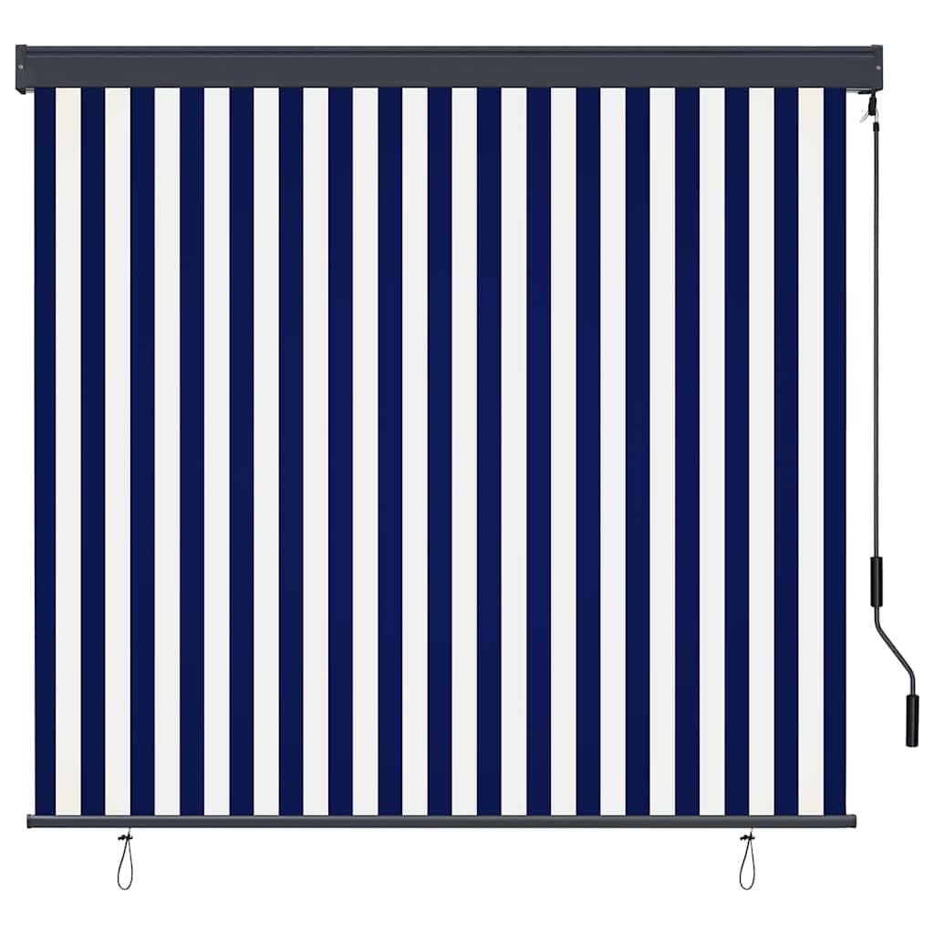 Ρόλερ Μπλε και άσπρο 180 x 250 cm Ύφασμα και Αλουμίνιο