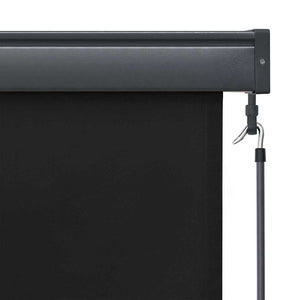 Ρόλερ με κουρτίνες Ανθρακί 180 x 250 cm Ύφασμα και Αλουμίνιο - Pakobazaar