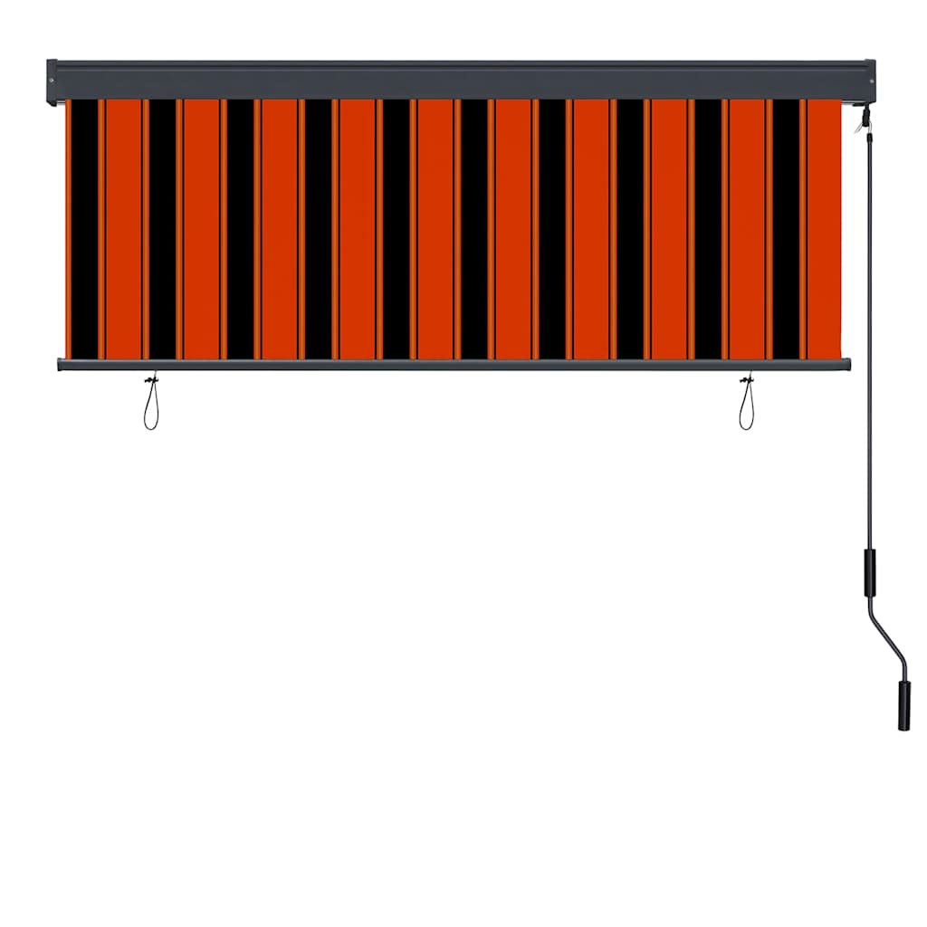 Ρόλερ Πορτοκαλί και Καφέ 180 x 250 cm Ύφασμα και Αλουμίνιο
