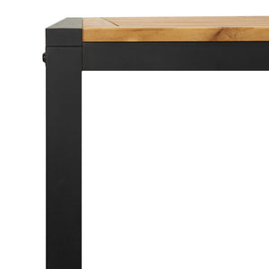 Τραπέζι Κήπου Με Πόδια σε Σχήμα U 160x80x75 εκ. Μασίφ Ακακία - Pakobazaar