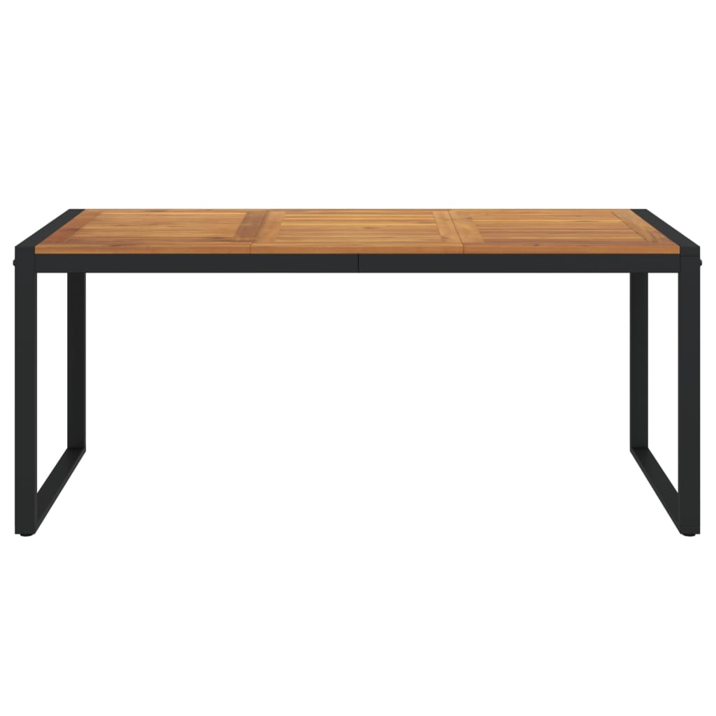 Τραπέζι Κήπου Με Πόδια σε Σχήμα U 180x90x75 εκ. Μασίφ Ακακία - Pakobazaar