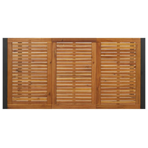 Τραπέζι Κήπου Με Πόδια σε Σχήμα U 180x90x75 εκ. Μασίφ Ακακία - Pakobazaar