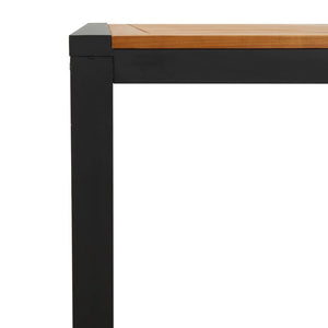 Τραπέζι Κήπου Με Πόδια σε Σχήμα U 180x90x75 εκ. Μασίφ Ακακία - Pakobazaar
