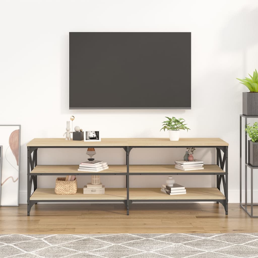 Έπιπλο Τηλεόρασης Sonoma Δρυς 140x40x50 εκ. Επεξ. Ξύλο