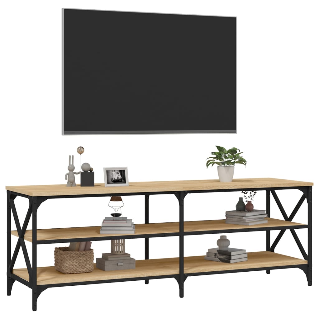 Έπιπλο Τηλεόρασης Sonoma Δρυς 140x40x50 εκ. Επεξ. Ξύλο