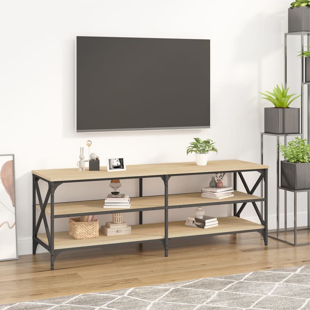 Έπιπλο Τηλεόρασης Sonoma Δρυς 140x40x50 εκ. Επεξ. Ξύλο