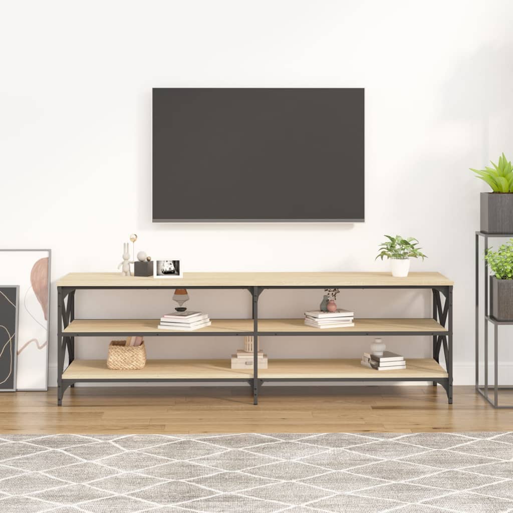 Έπιπλο Τηλεόρασης Sonoma Δρυς 160x40x50 εκ. Επεξ. Ξύλο