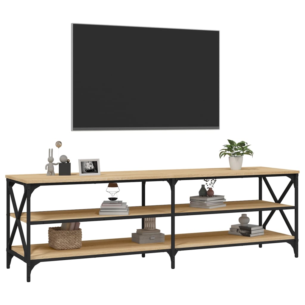 Έπιπλο Τηλεόρασης Sonoma Δρυς 160x40x50 εκ. Επεξ. Ξύλο
