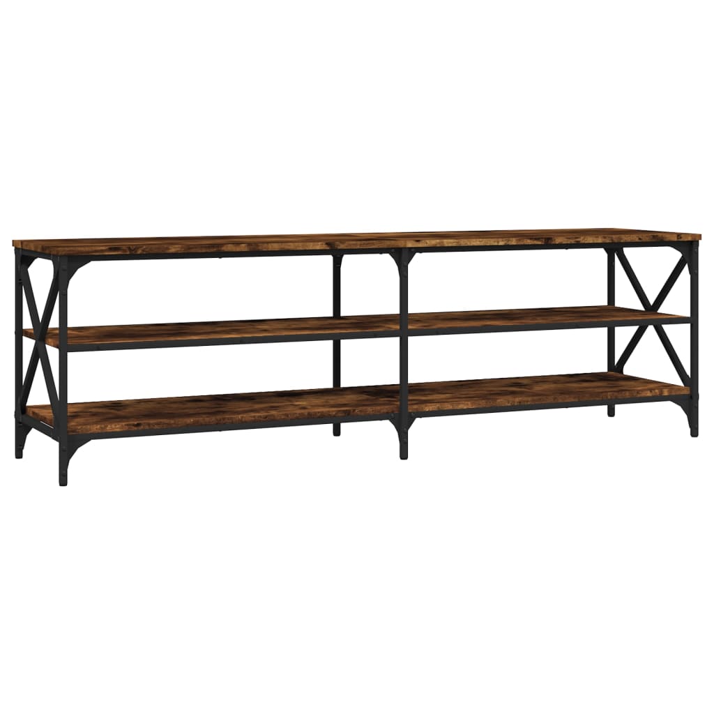 Έπιπλο Τηλεόρασης Καπνιστή Δρυς 160x40x50 εκ. Επεξ. Ξύλο