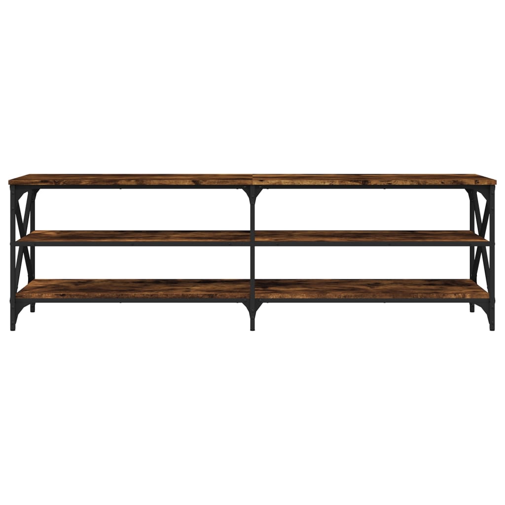 Έπιπλο Τηλεόρασης Καπνιστή Δρυς 160x40x50 εκ. Επεξ. Ξύλο