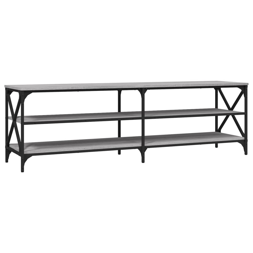 Έπιπλο Τηλεόρασης Γκρι Sonoma 160 x 40 x 50 εκ. Επεξεργ. Ξύλο