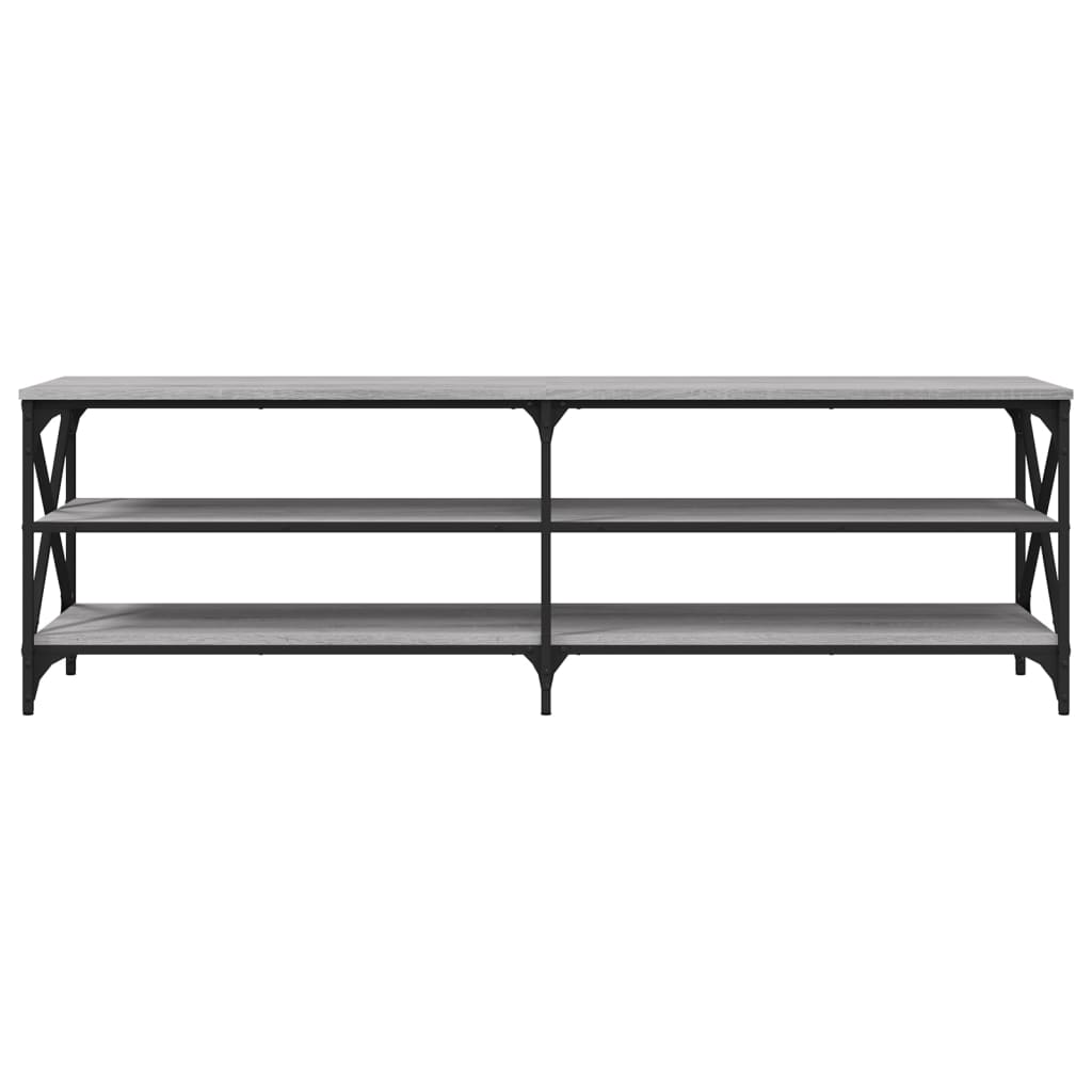 Έπιπλο Τηλεόρασης Γκρι Sonoma 160 x 40 x 50 εκ. Επεξεργ. Ξύλο