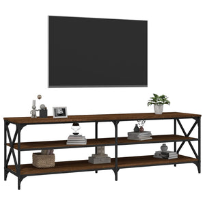 Έπιπλο Τηλεόρασης Καφέ Δρυς 160x40x50 εκ. Επεξεργασμένο Ξύλο