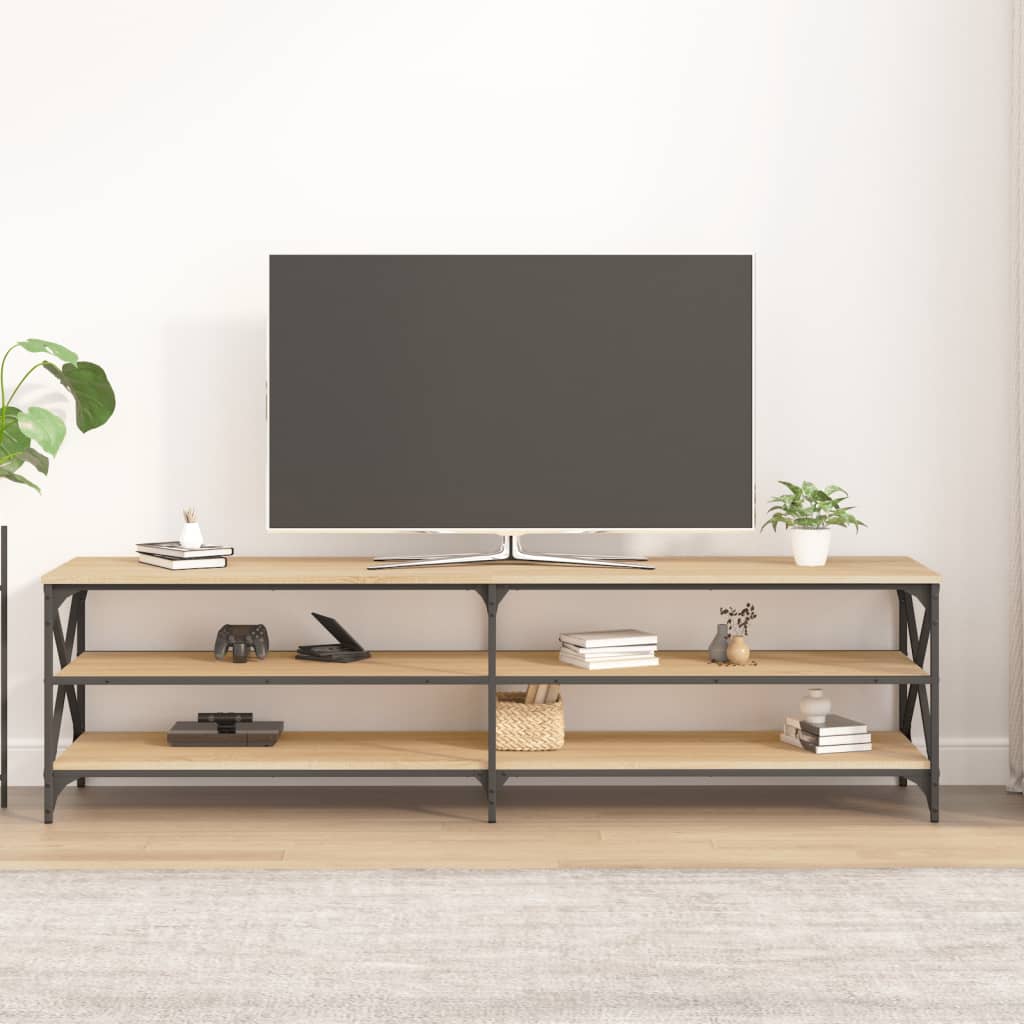 Έπιπλο Τηλεόρασης Sonoma Δρυς 180x40x50 εκ. Επεξεργασμένο Ξύλο