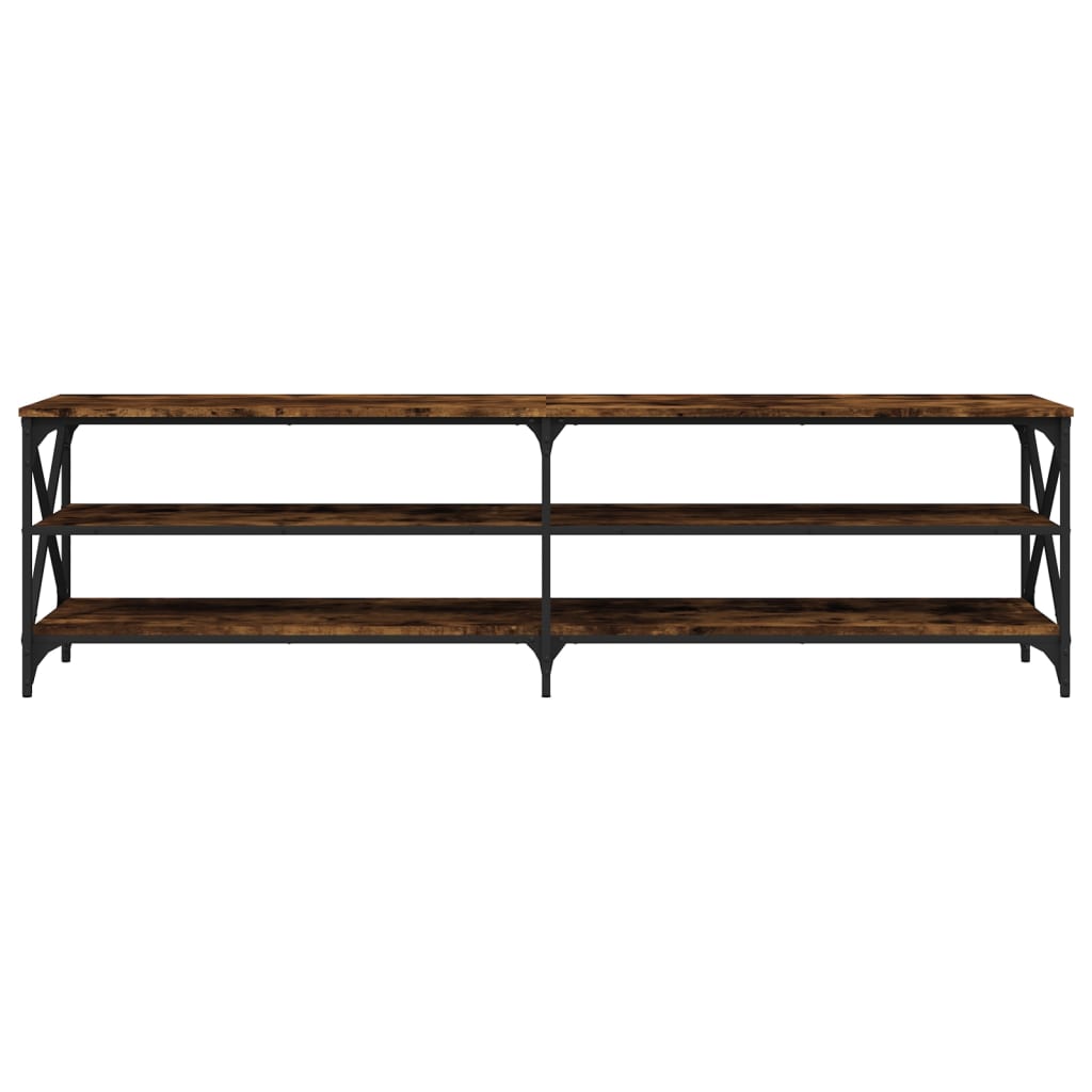 Έπιπλο Τηλεόρασης Καπνιστή Δρυς 180x40x50 εκ. από Επεξεργ. Ξύλο