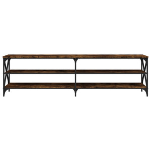 Έπιπλο Τηλεόρασης Καπνιστή Δρυς 180x40x50 εκ. από Επεξεργ. Ξύλο