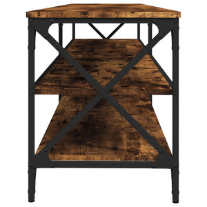 Έπιπλο Τηλεόρασης Καπνιστή Δρυς 180x40x50 εκ. από Επεξεργ. Ξύλο
