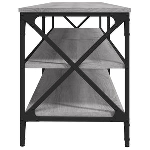Έπιπλο Τηλεόρασης Γκρι Sonoma 180x40x50 εκ. από Επεξεργ. Ξύλο