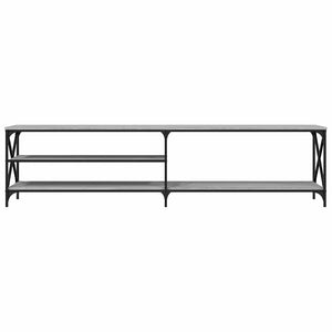 Έπιπλο Τηλεόρασης Γκρι Sonoma 200x40x50 εκ. Επεξ. Ξύλο
