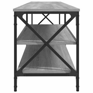 Έπιπλο Τηλεόρασης Γκρι Sonoma 200x40x50 εκ. Επεξ. Ξύλο
