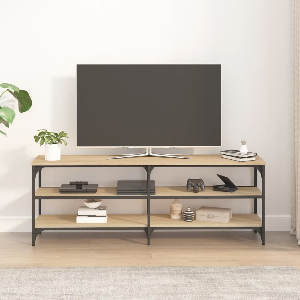 Έπιπλο Τηλεόρασης Sonoma Δρυς 140x30x50 εκ. Επεξ. Ξύλο