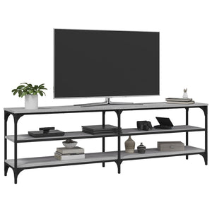 Έπιπλο Τηλεόρασης Γκρι Sonoma 160x30x50 εκ. από Επεξεργ. Ξύλο