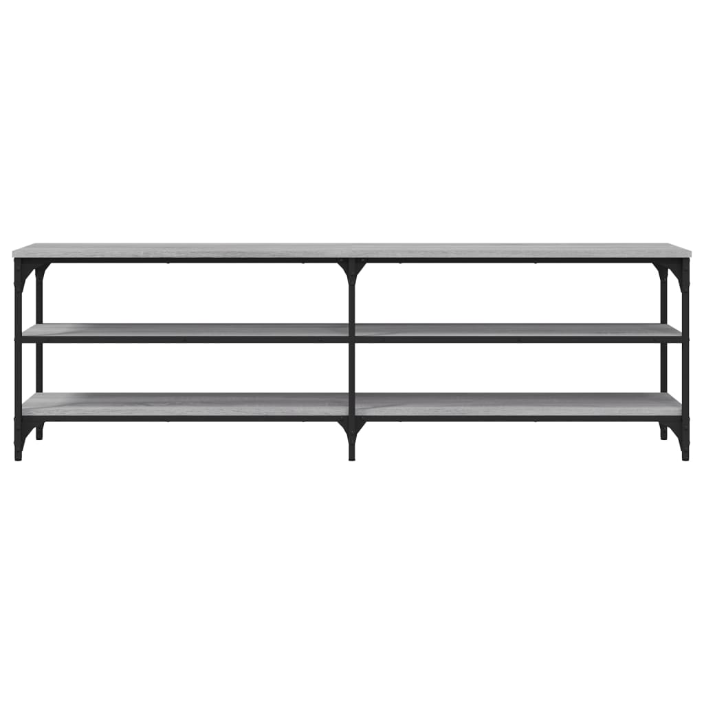 Έπιπλο Τηλεόρασης Γκρι Sonoma 160x30x50 εκ. από Επεξεργ. Ξύλο
