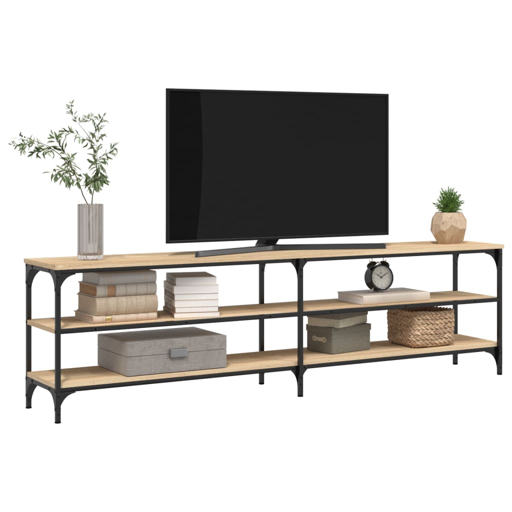 Έπιπλο Τηλεόρασης Sonoma Δρυς 180x30x50 εκ. Επεξ. Ξύλο - Pakobazaar