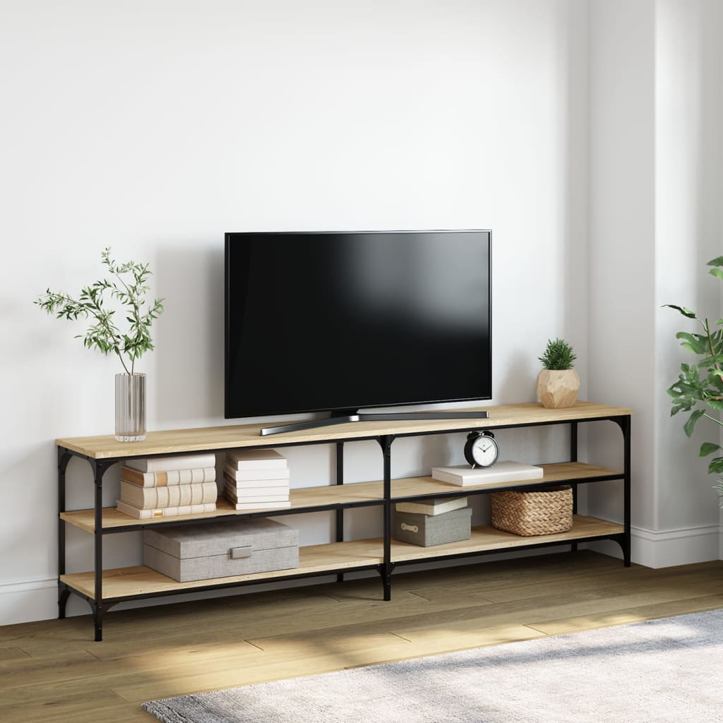 Έπιπλο Τηλεόρασης Sonoma Δρυς 180x30x50 εκ. Επεξ. Ξύλο - Pakobazaar