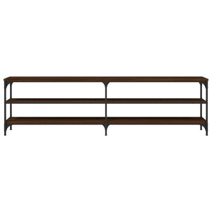 Έπιπλο Τηλεόρασης Καφέ Δρυς 180x30x50 εκ. Επεξεργασμένο Ξύλο