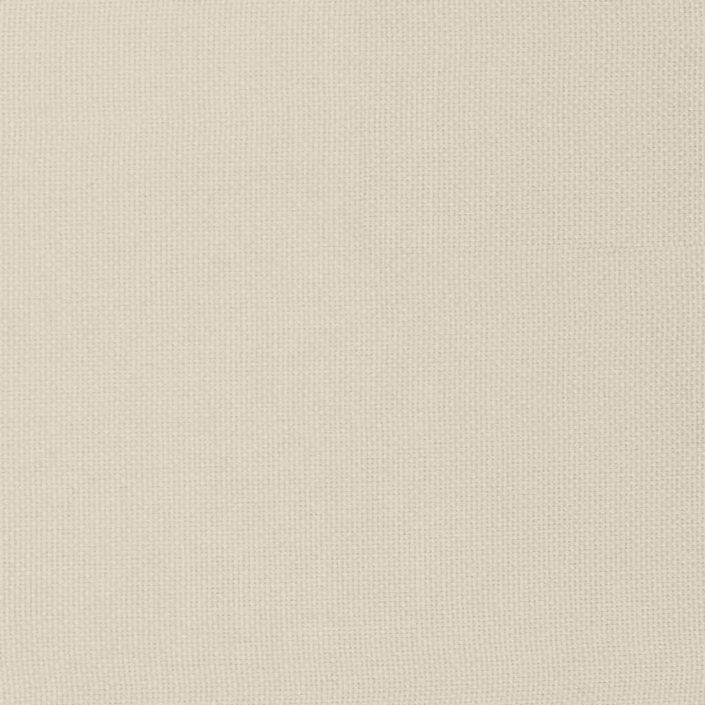 Υποπόδιο Κρεμ 51 x 41 x 40 εκ. Υφασμάτινο
