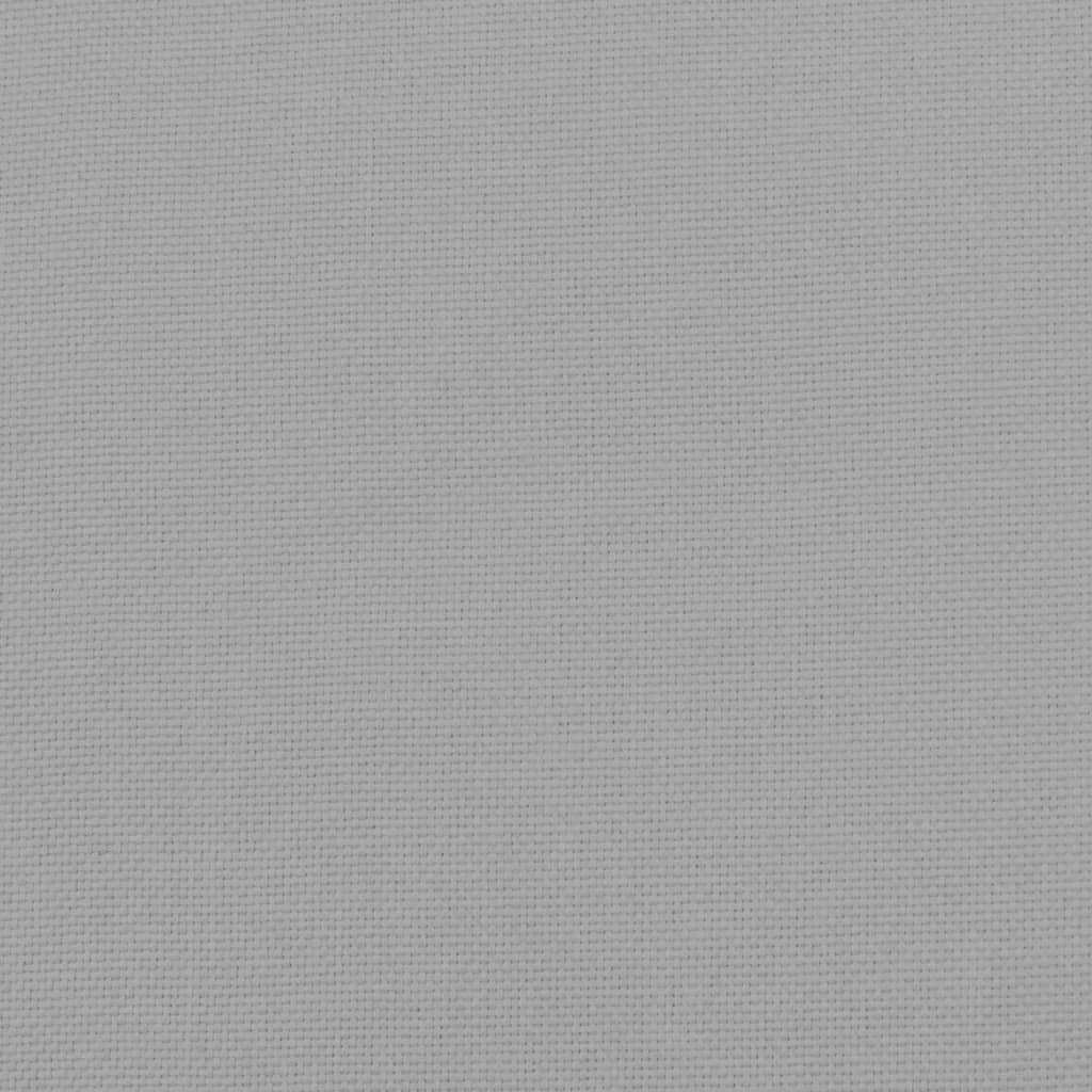 Υποπόδιο Ανοιχτό Γκρι 51 x 41 x 40 εκ. Υφασμάτινο