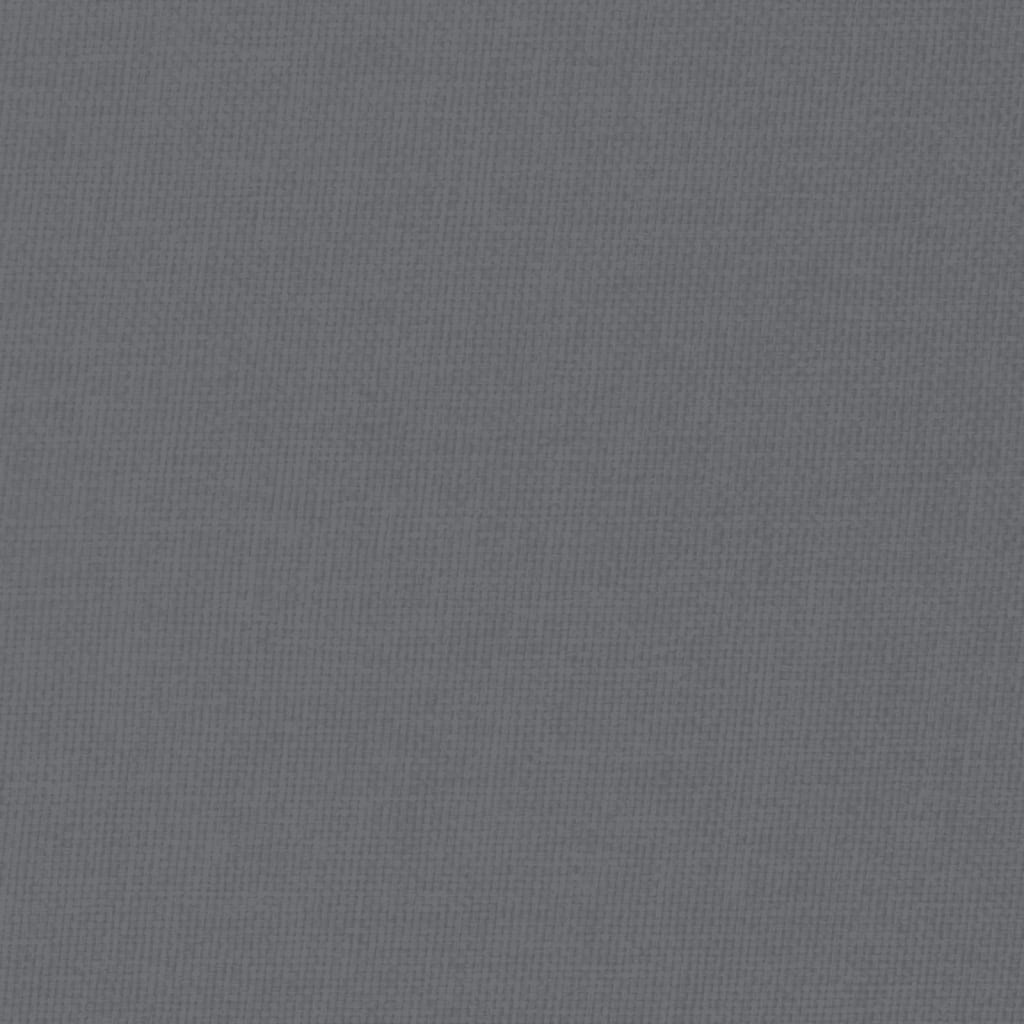 Υποπόδιο Σκούρο Γκρι 51 x 41 x 40 εκ. Υφασμάτινο - Pakobazaar