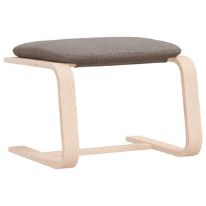 Υποπόδιο Taupe 51 x 41 x 40 εκ. Υφασμάτινο