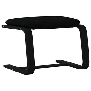 Υποπόδιο Μαύρο 51 x 41 x 40 εκ. Υφασμάτινο - Pakobazaar