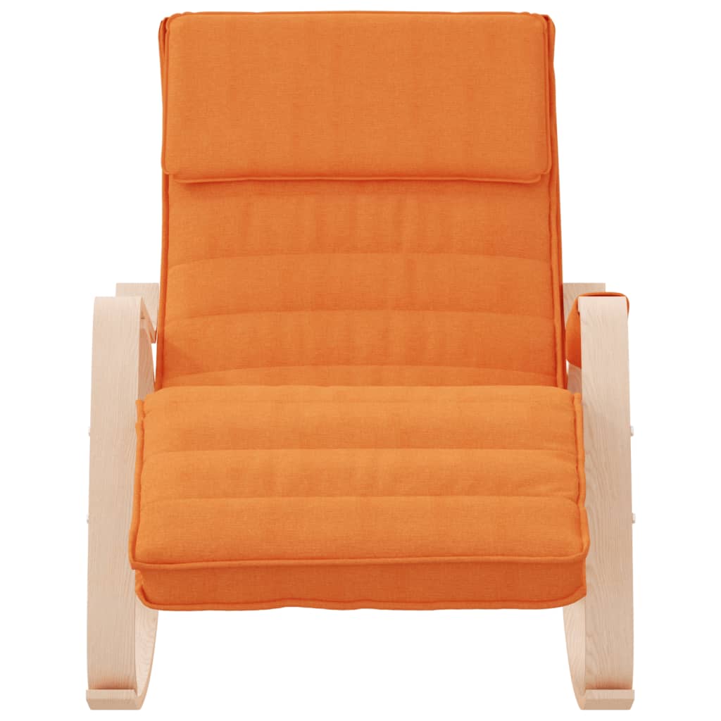 Πολυθρόνα Κουνιστή Σκούρο Κίτρινη Υφασμάτινη - Pakobazaar