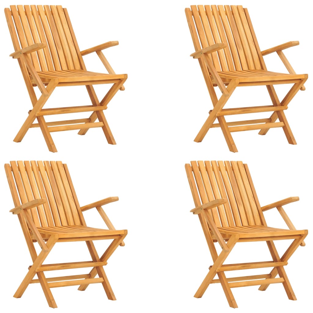 Σετ Τραπεζαρίας Κήπου 5 Τεμαχίων από Μασίφ Ξύλο Teak