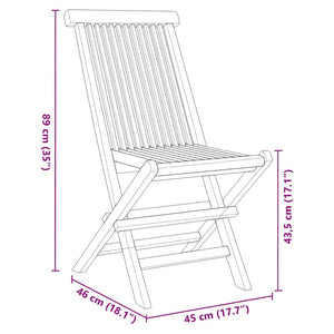 Σέτ φαγητού για κήπο 7 τμχ. Καφέ Στερεό Ξύλο Τίκ
