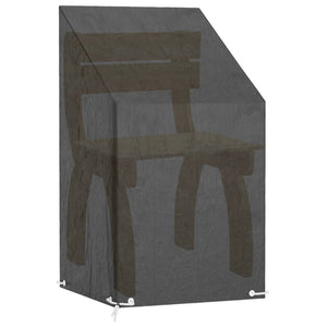 Καλύμματα Καρέκλας με 8 Κρίκους 2 τεμ. 65x65x80/120 εκ Πολυαιθ.