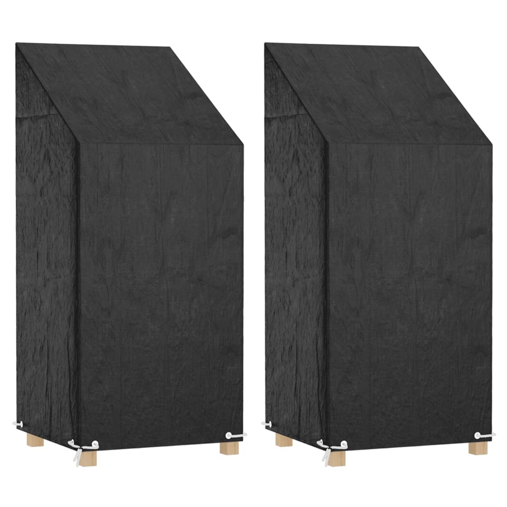 Καλύμματα Καρέκλας με 8 Κρίκους 2 τεμ 65x65x110/150 εκ Πολυαιθ.