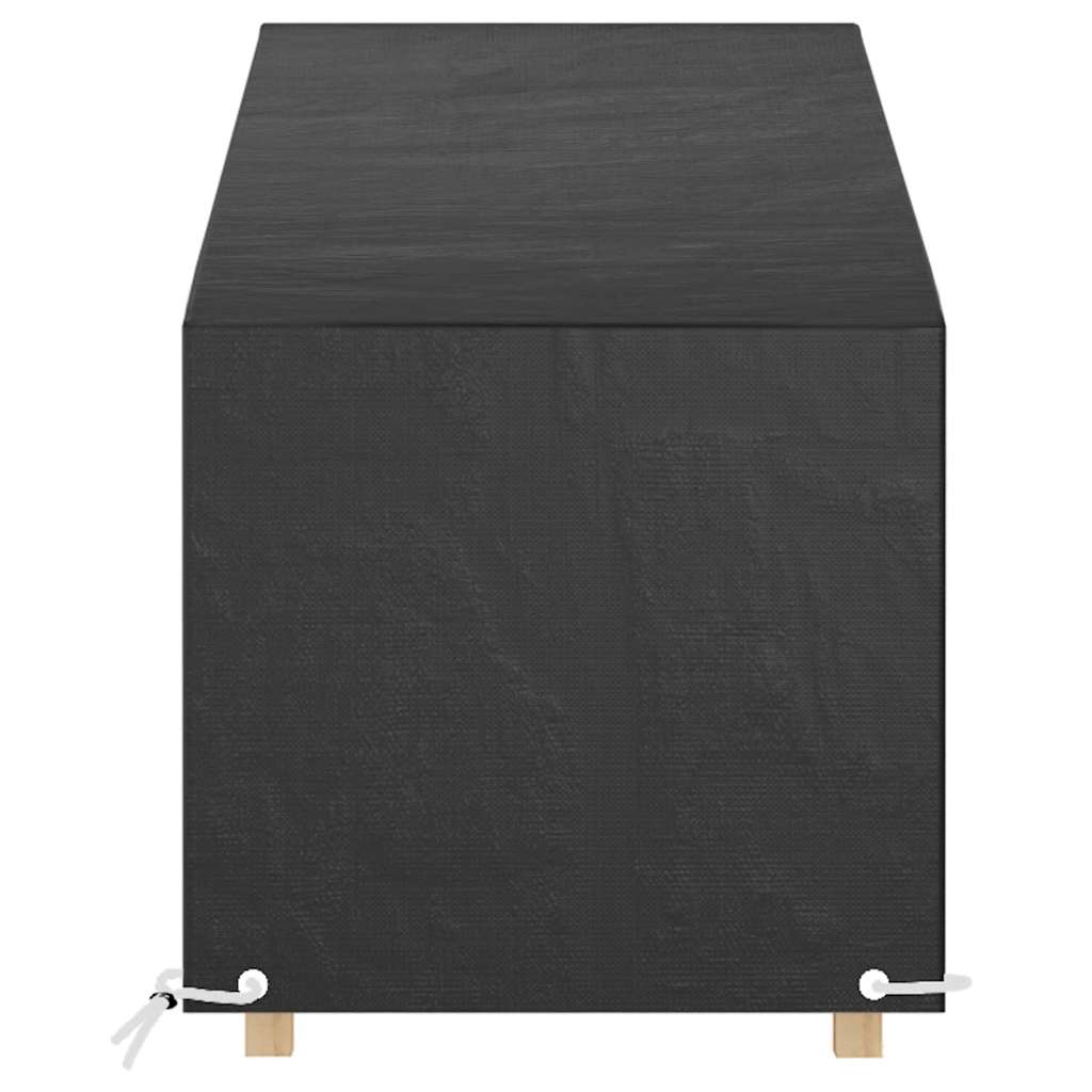 Κάλυμμα Ξαπλώστρας 2 τεμ με 12 Κρίκους 200x65x35/60 εκ Πολυαιθ.
