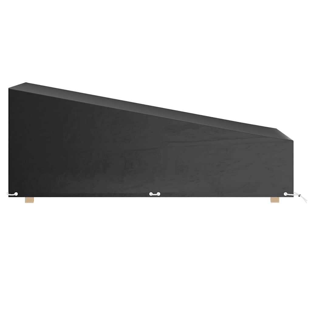 Κάλυμμα Ξαπλώστρας 2 τεμ με 12 Κρίκους 200x65x35/60 εκ Πολυαιθ.