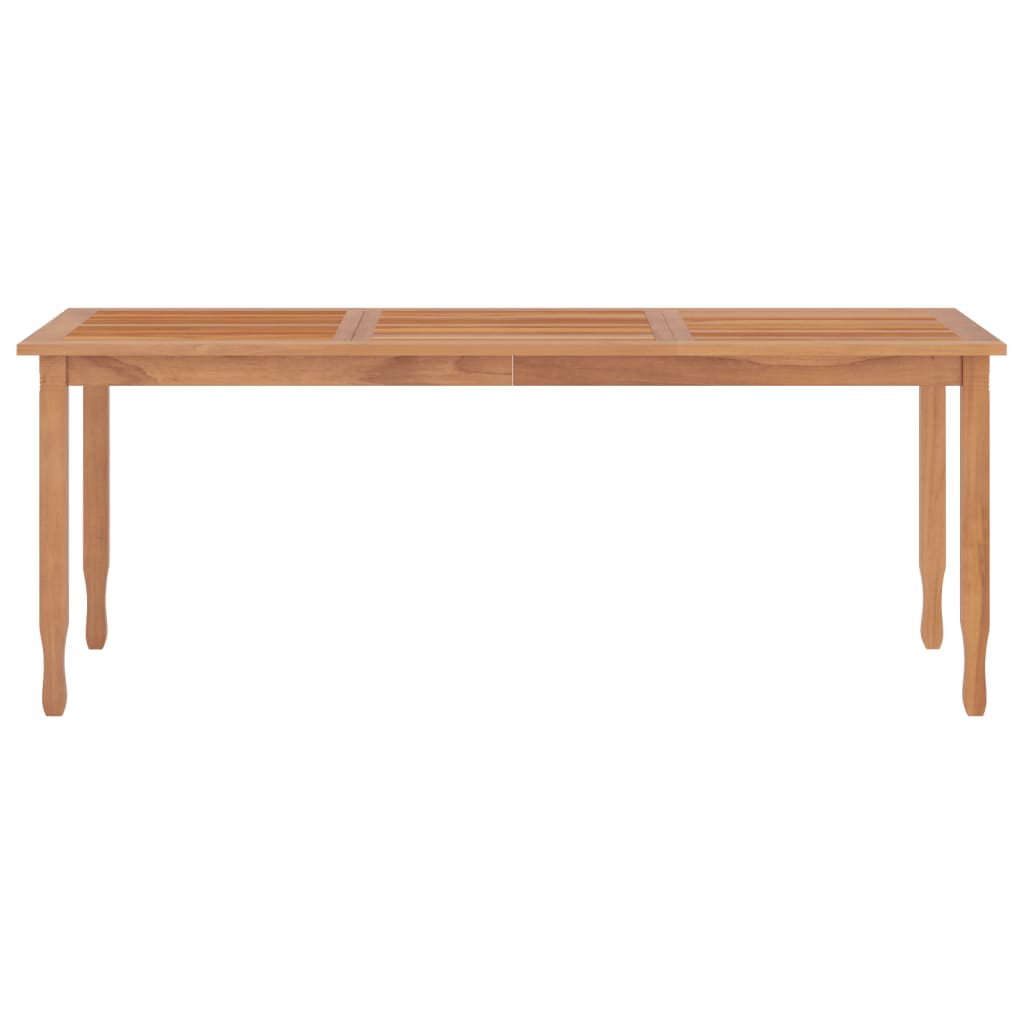 Τραπεζαρία Κήπου 200 x 90 x 75 εκ. από Μασίφ Ξύλο Teak
